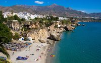 Playa de Calahonda en Nerja - Imagen de Archivo